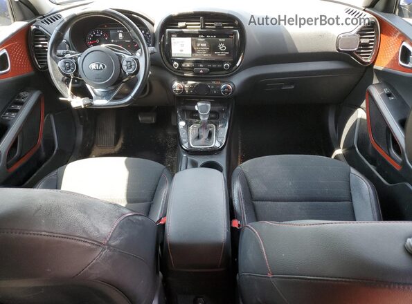 KNDJ53AF5M7773747 2021 KIA SOUL Blue Առջևի վահանակի տեսք
