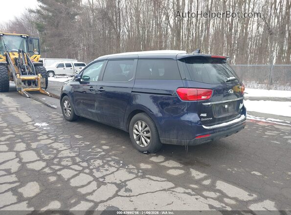 KNDMB5C10M6668560 2021 KIA SEDONA Blue უკანა მარცხენა