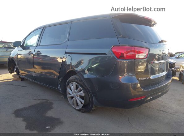 KNDMB5C11H6233178 2017 KIA SEDONA Gray Rear left