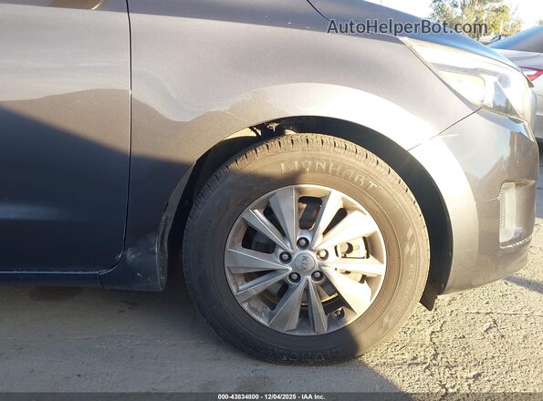 KNDMB5C11H6233178 2017 KIA SEDONA Gray 