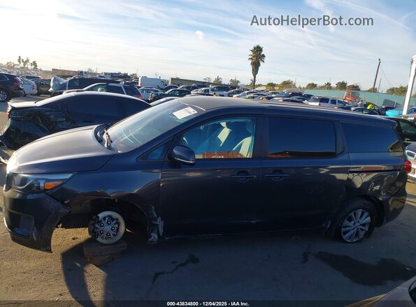 KNDMB5C11H6233178 2017 KIA SEDONA Gray 
