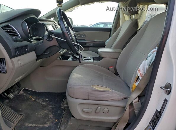 KNDMB5C12K6444851 2019 KIA SEDONA White Սալոնի դիմացի տեսք