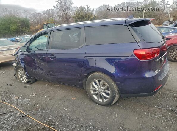 KNDMB5C12L6575182 2020 KIA SEDONA Blue Tył lewy