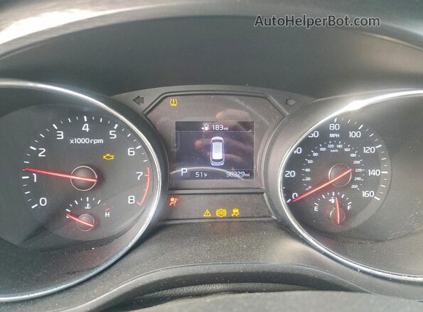 KNDMB5C12L6575182 2020 KIA SEDONA Blue Widok zestawu wskaźników