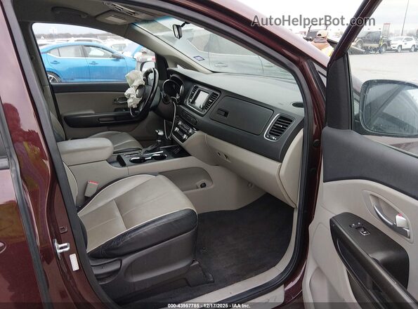 KNDMB5C13L6575160 2020 KIA SEDONA Темно-бордовый 