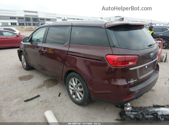 KNDMB5C13L6575160 2020 KIA SEDONA Темно-бордовый 