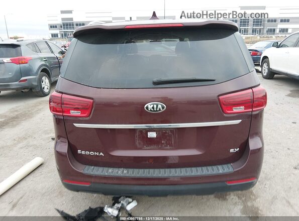 KNDMB5C13L6575160 2020 KIA SEDONA Темно-бордовый 