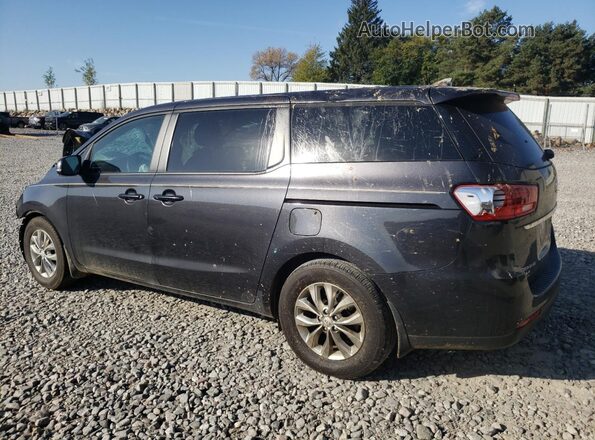 KNDMB5C13M6667869 2021 KIA SEDONA Charcoal Trasero izquierdo