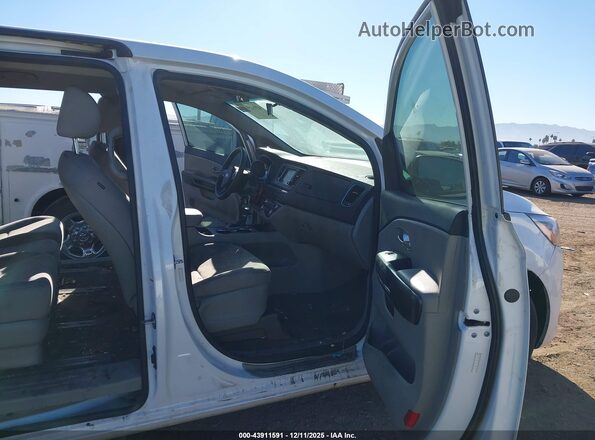 KNDMB5C14L6624902 2020 KIA SEDONA White წინა სალონის ხედი