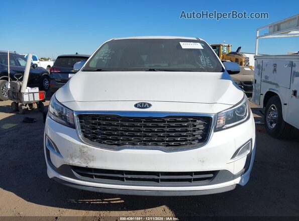 KNDMB5C14L6624902 2020 KIA SEDONA White წინა ხედი