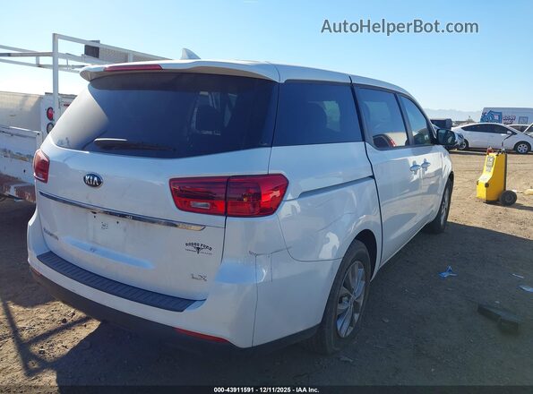 KNDMB5C14L6624902 2020 KIA SEDONA White უკანა მარჯვენა