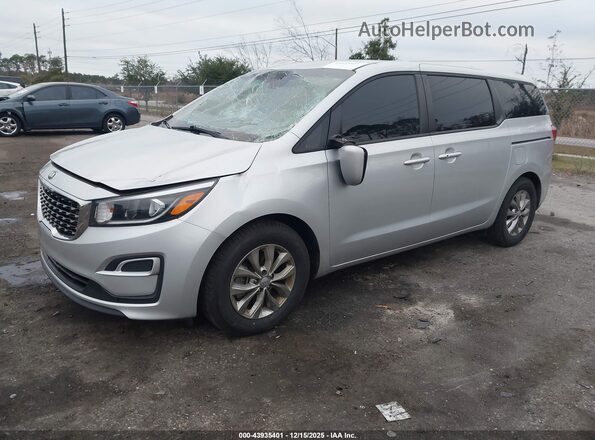 KNDMB5C14M6671686 2021 KIA SEDONA Silver Передня ліва чверть