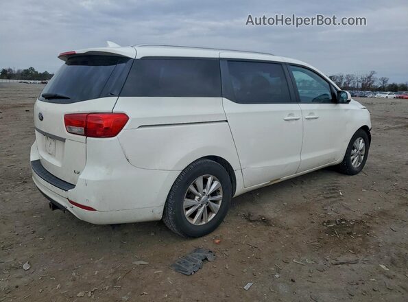 KNDMB5C15G6199129 2016 KIA SEDONA White Հետևի աջ