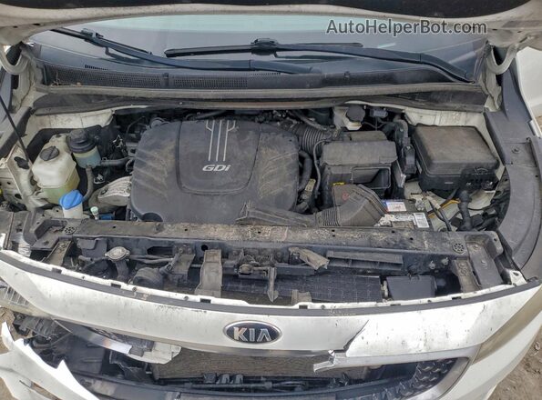 KNDMB5C15G6199129 2016 KIA SEDONA White Շարժիչի բաժամունքի տեսք