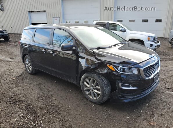 KNDMB5C15K6517663 2019 KIA SEDONA Black წინა მარჯვენა