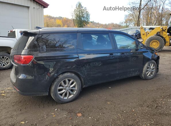 KNDMB5C15K6517663 2019 KIA SEDONA Black უკანა მარჯვენა