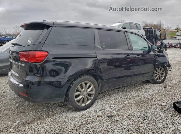 KNDMB5C16K6562272 2019 KIA SEDONA Black უკანა მარჯვენა
