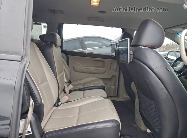 KNDMB5C16K6562272 2019 KIA SEDONA Black უკანა სალონის ხედი