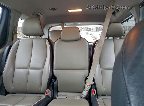 KNDMB5C16K6562272 2019 KIA SEDONA Black უკანა სავარძლების ხედი