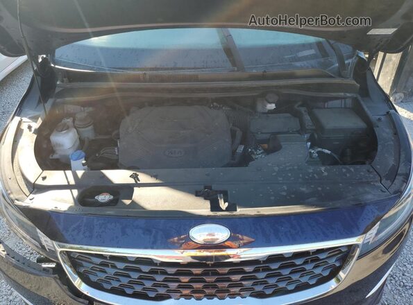 KNDMB5C18M6666717 2021 KIA SEDONA Blue ძრავის განყოფილების ხედი