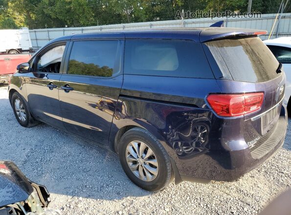 KNDMB5C18M6666717 2021 KIA SEDONA Blue უკანა მარცხენა