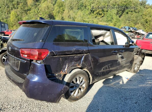 KNDMB5C18M6666717 2021 KIA SEDONA Blue უკანა მარჯვენა