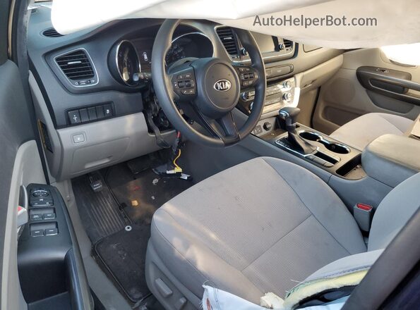 KNDMB5C18M6666717 2021 KIA SEDONA Blue წინა პანელის ხედი