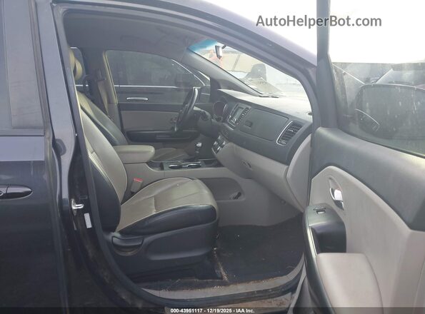 KNDMB5C19K6514264 2019 KIA SEDONA Black Սալոնի դիմացի տեսք