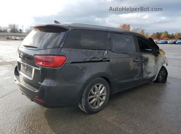 KNDMB5C19M6664877 2021 KIA SEDONA Gray Задня права чверть