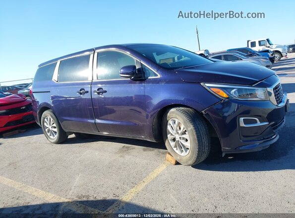 KNDMB5C1XM6673751 2021 KIA SEDONA Purple Вид задньої частини салону