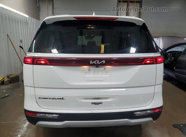KNDNB4H34N6155970 2022 KIA CARNIVAL White უკანა ხედი