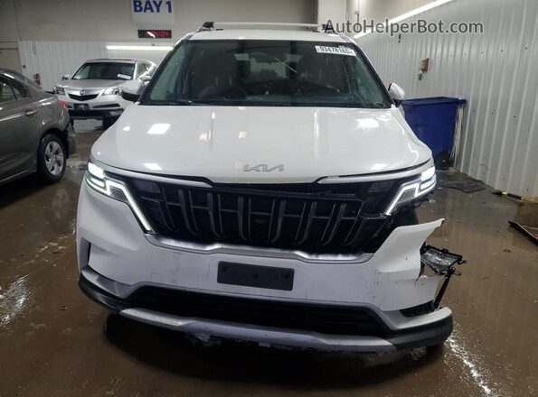 KNDNB4H34N6155970 2022 KIA CARNIVAL White წინა ხედი