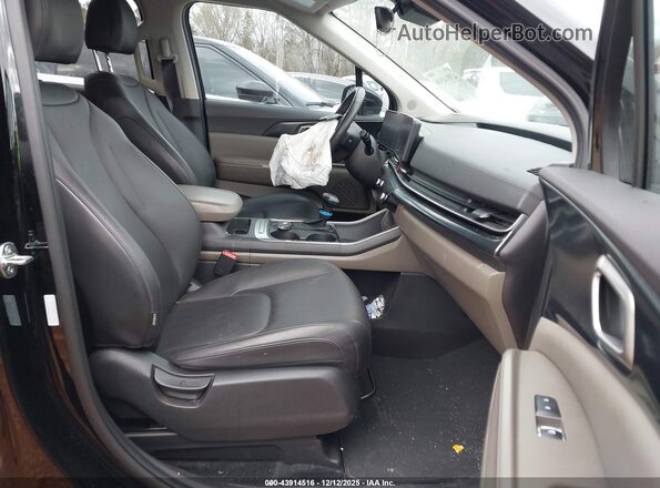 KNDNB5K37S6460762 2025 KIA CARNIVAL MPV Black Вид салону спереду