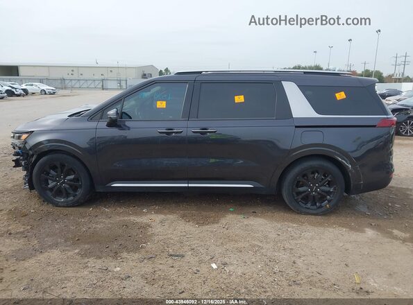 KNDNE5H32R6327058 2024 KIA CARNIVAL MPV Gray Панорамний вид салону 360°