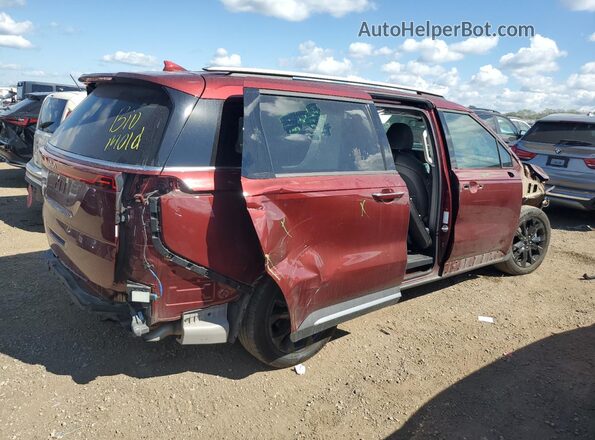 KNDNE5H38R6415757 2024 KIA CARNIVAL Red Trasero derecho