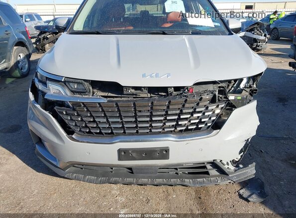 KNDNE5H39P6280043 2023 KIA CARNIVAL MPV Gray Սարքավորումների վահանակի տեսք