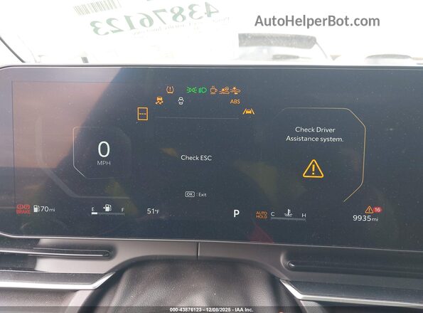 KNDNE5K35S6510646 2025 KIA CARNIVAL MPV White Widok tylnych siedzeń