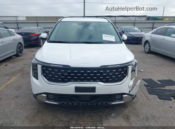 KNDNE5K35S6510646 2025 KIA CARNIVAL MPV White Widok zestawu wskaźników