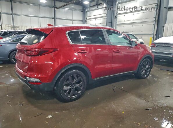 KNDP63AC0M7931702 2021 KIA SPORTAGE Red Հետևի աջ