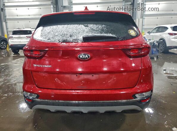 KNDP63AC0M7931702 2021 KIA SPORTAGE Red Հետևի տեսք