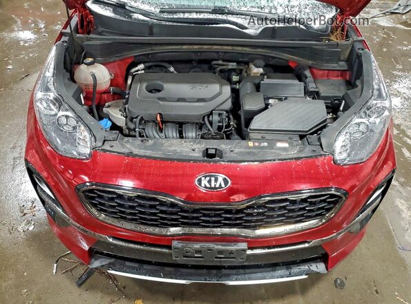 KNDP63AC0M7931702 2021 KIA SPORTAGE Red Շարժիչի բաժամունքի տեսք