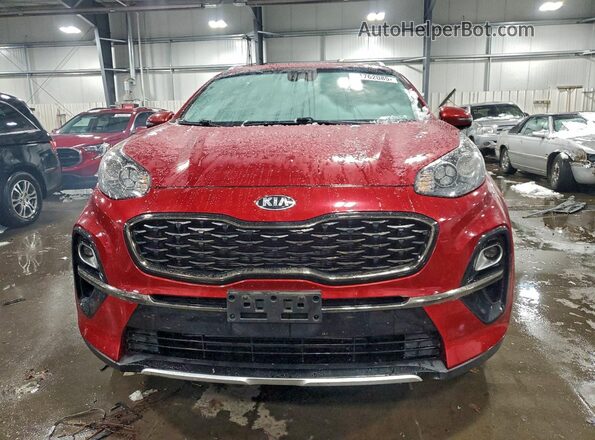 KNDP63AC0M7931702 2021 KIA SPORTAGE Red Դիմացի տեսք