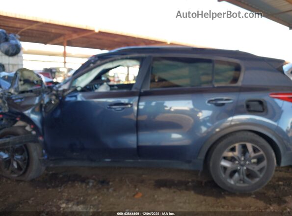 KNDP63AC9N7011830 2022 KIA SPORTAGE Blue Widok wnętrza 360 stopni