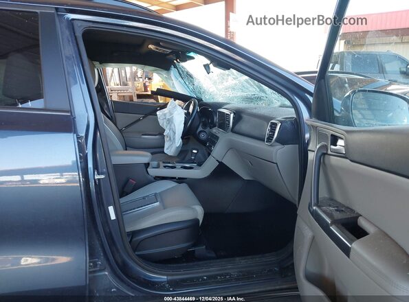 KNDP63AC9N7011830 2022 KIA SPORTAGE Blue Widok wnętrza z przodu