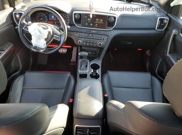 KNDP6CAC0M7854734 2021 KIA SPORTAGE Blue 