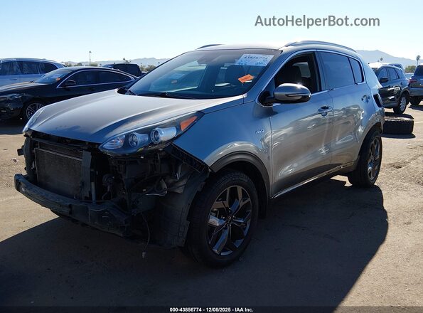 KNDP6CAC9M7896657 2021 KIA SPORTAGE Gray 