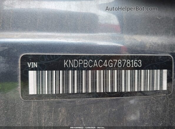 KNDPBCAC4G7878163 2016 KIA SPORTAGE Dark Blue ძრავის განყოფილების ხედი