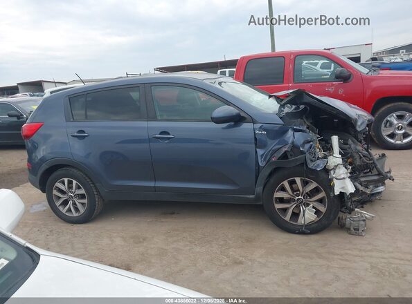 KNDPBCAC4G7878163 2016 KIA SPORTAGE Dark Blue უკანა სალონის ხედი
