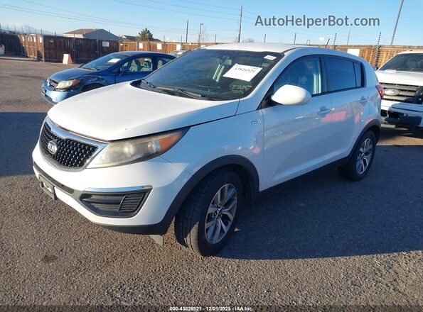 KNDPBCAC6G7814870 2016 KIA SPORTAGE White Առջևի ձախ երեք քառորդ տեսարան
