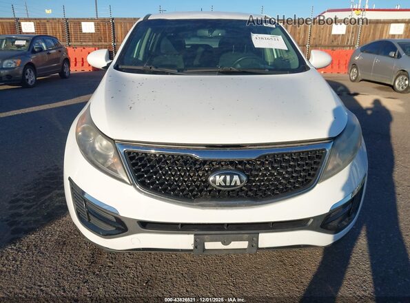 KNDPBCAC6G7814870 2016 KIA SPORTAGE White Սարքավորումների վահանակի տեսք